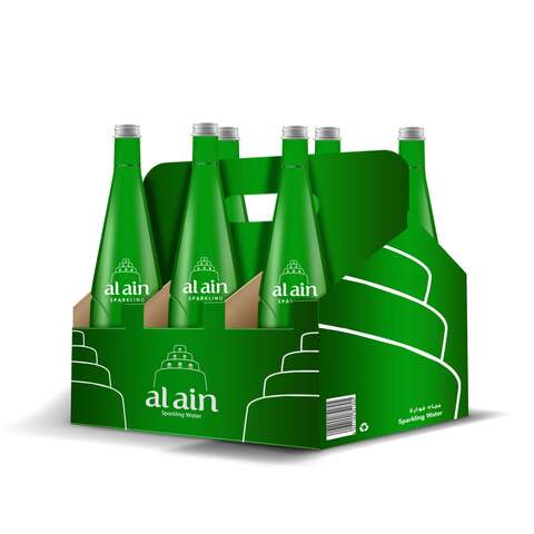 Buy Al Ain Sparkling Water 330ml Pack of 6 in UAE