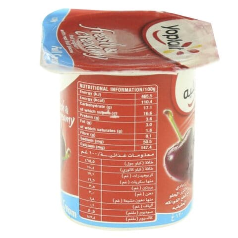 Yoplait Full Cream Sweet Cherry Fruit Yoghurt 120g