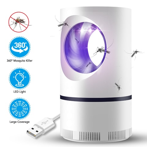 Generic-Electric Mosquito Killer Lamp USB Power Anti-mosquito Trap LED Night Light Lamp Bug Insect Killer Light Repeller