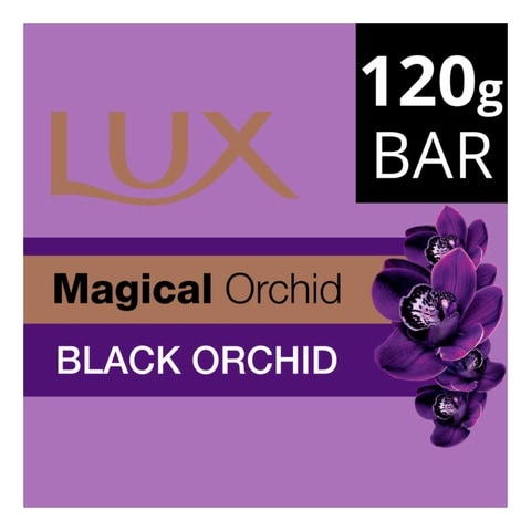 Lux Magical Orchid Black Orchid And Juniper Bar Soap Purple 120g