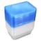 Rectangular Disposable Container With Lid Blue 25 PCS