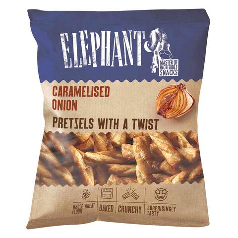 Alka Elephant Twist Caramelised Onion Pretzels 160g