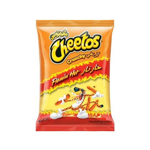 Cheetos Crunchy Flamin Hot Puffed Corn 54gr Online | Carrefour Qatar