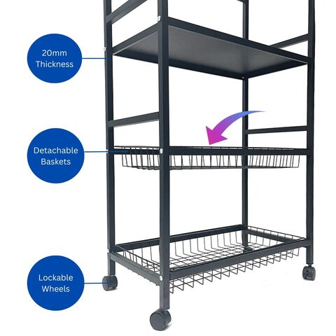 Metal deals shelf adjustable