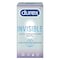 Durex Invisible Extra Thin And Lubricated Condoms Clear 12 count