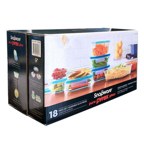 Buy Snapware Pyrex 18-piece Glass Food Storage Set Online - Shop Home &  Garden on Carrefour UAE