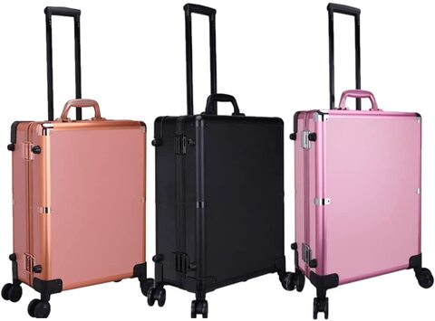 Rolling discount vanity case