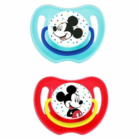 Disney Mickey Mouse Pacifier TRHA2454 Multicolour Pack of 2 price in ...