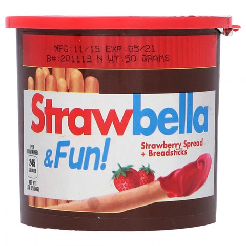 Strawbella Strawberry Spread + Bread Sticks 50 gr