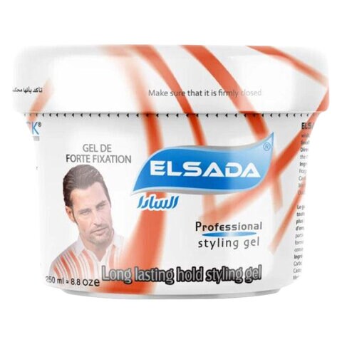 Elsada Professional Hair Styling Gel Brown 250ml