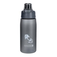 Royalford Rf7580 550ml Water Bottle - Portable Reusable Water Bottle Wide Mouth With Press Button, Printed Bottle Dishwasher Safe, Perfect While Travelling, Camping, Trekking &amp; More