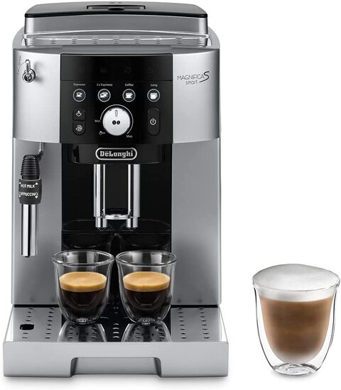 De Longhi MAGNIFICA S SMART Bean To Cup Fully Automatic Coffee Machine With Milk Frother Built In Grinder Americano Cappuccino Latte Macchiato