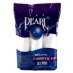 Buy Sea Pearl Cotton Round 100 Makeup Pads White Pack of 3 in UAE