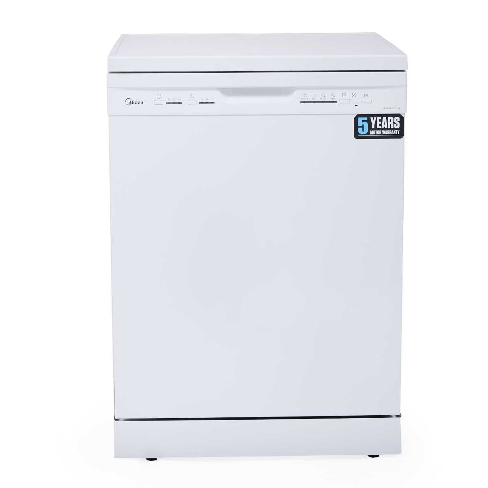 Buy Midea 5 Prograams 12 Place Settings Dishwasher White Wqp1253 W Online Shop Electronics Appliances On Carrefour Uae