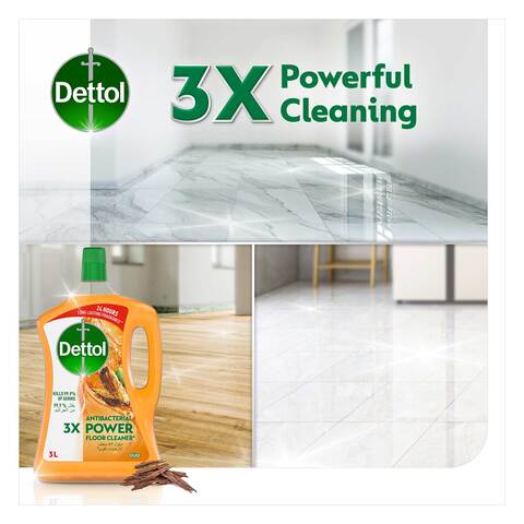 Dettol Antibacterial Power Floor Cleaner , Oud Fragrance, 3L