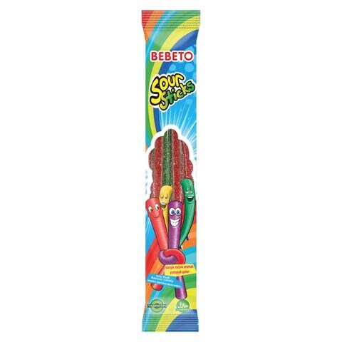 Bebeto Jelly Sour Sticks - 35gm