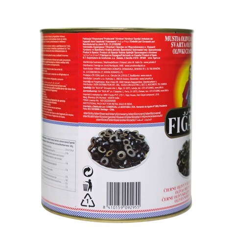 Figaro Sliced Black Olives 1.56 Kg