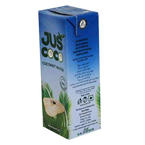 Jus Coco Coconut Water 200ml Pack of 6
