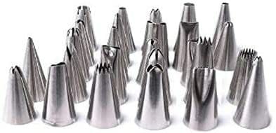 Generic 24 Pcs/Lot Cake Piping Nozzles Stainless Steel Pastry Icing Flower Tips Cake Decorating Mouth
