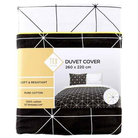 TEX Quilt Cover King White