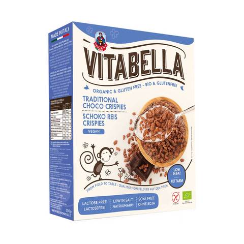 Vitabella Traditional Chocolate Crispiesgluten Free 300g