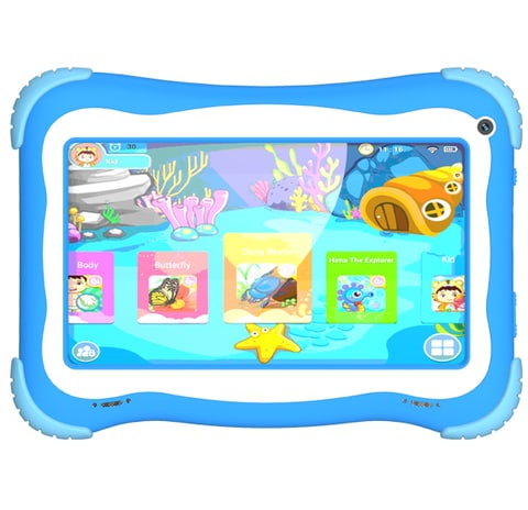 IQ Touch YoYo, 7-inch Kids Tablet QX 570, 1GB 16GB, Wi-Fi, Blue