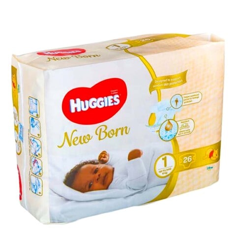 Buy Huggies Newborn 2 5Kg 26S Online Carrefour Kenya