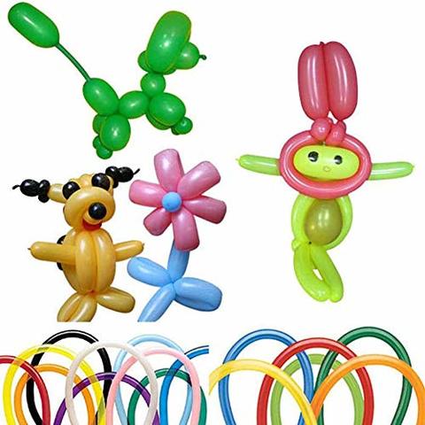 Long Balloons For Balloon Animals Twisting Balloons, 100pcs Balloon Animal  Kit 260q Balloons Magic Balloons for Birthday Party Decorations