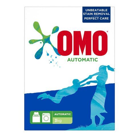Omo Laundry Powder Detergent For Front Load Machines Active For Unbeatable Stain Removal 3kg