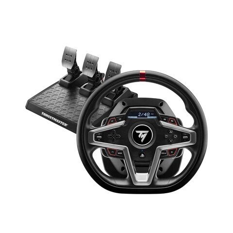 Thrustmaster T248P FF Wheel (PS5/PC) Steering wheel PC, PlayStation 4, PlayStation 5 Black, Silver incl. foot pedals (Plus Extra Supplier&#39;s Delivery Charge Outside Doha)