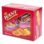 Buy Kitco Want Lemon Cream Sandwich Biscuits 45g x Pack Of 24 in Kuwait