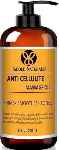 Jadole Naturals Anti Cellulite Treatment Massage Oil, Natural Ingredient The Original