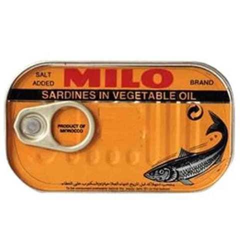Milo Sardines In Vegetable Oil 125 Gram