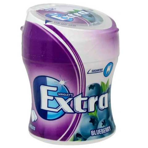 Extra Gum Blueberry Flavor Sugar Free 84 Gram