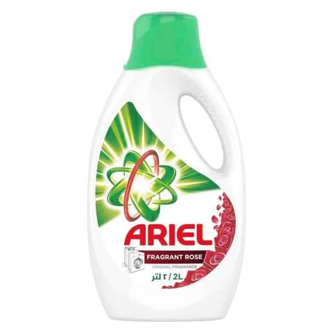 Ariel Automatic Power Gel Laundry Detergent Fragrant Rose Scent 2L