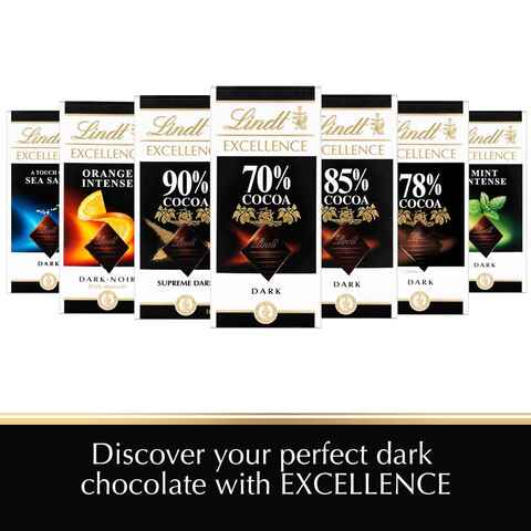 Lindt Excellence 99% Cocoa Absolute Dark Chocolate 50g