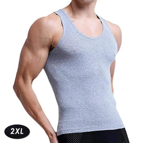 Buy Aiwanto 2Pack Men s Sleeveless Underwear Shirt Tank Top