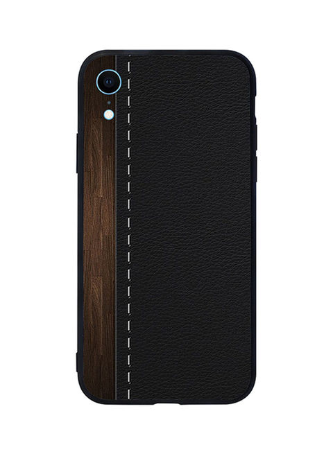 Theodor - Protective Case Cover For Apple iPhone XR Leather &amp; Wood