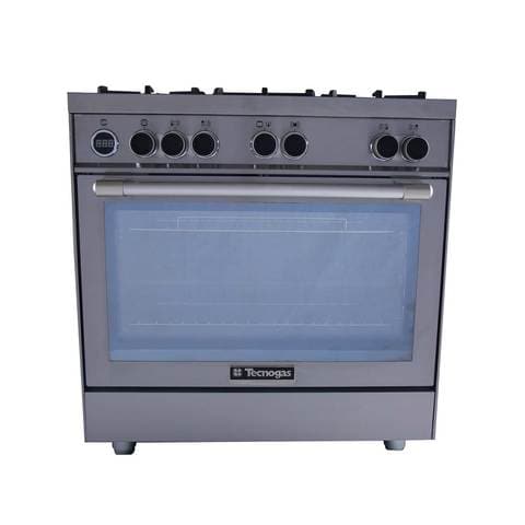 Tecnogas Gas Cooker N1X86G5VC 80 Cm Stainless Steel