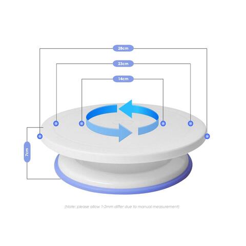 ALISSA Cake Stand Revolving Cake Turntable Rotating Cake Decorating Stand Baking Accessories