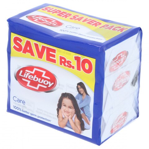 Lifebouy Care with Activ Silver Soap Bar 106 gr (Pack of 3)
