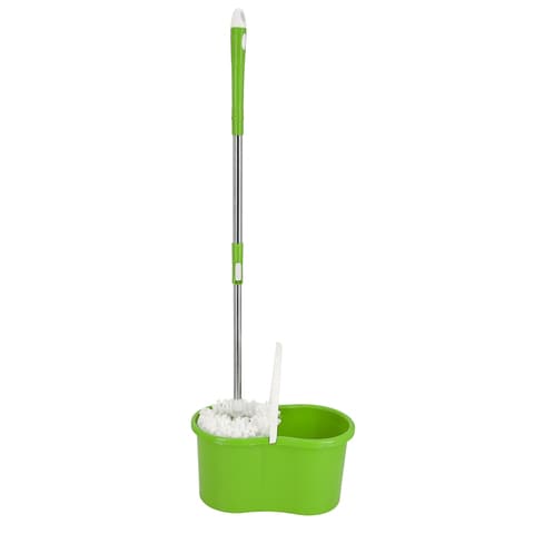 Royalford Easy Spin Mop &amp; Bucket Set - 360 Degree Spinning Mop Bucket Home Cleaner, Extended Ergonomic Handle &amp; Easy Wring Dryer Basket For Home Kitchen Floor Cleaning &amp; More