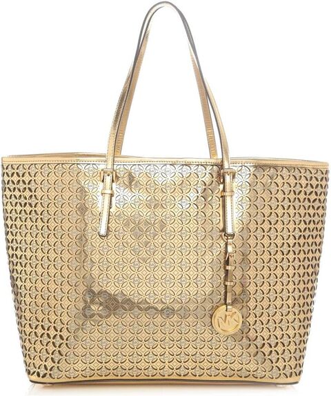 Michael kors perforated clearance tote