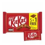 اشتري كيت كات 4 أصابع شوكولاته بالحليب 41.5 جرام  × 5 + 1 مجاناً في السعودية