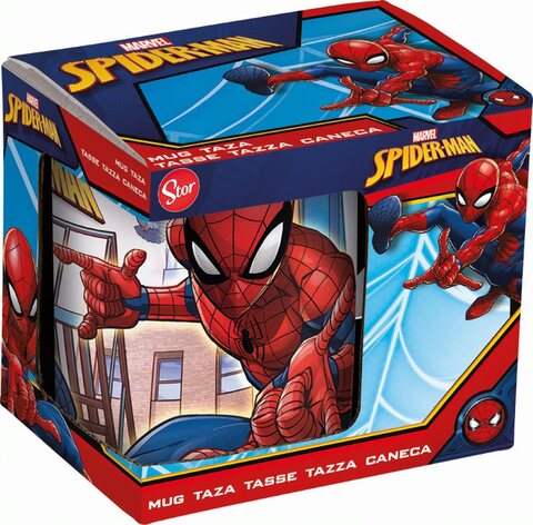 Stor Spiderman Ceramic Mug 11 Oz In Gift Box