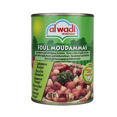 Al Wadi Al Akhdar Foul Moudammas, Lebanese Recipe 400GR