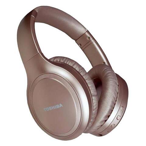 Buy Toshiba Bluetooth Headphones Rose Gold RZE BT1200H Online