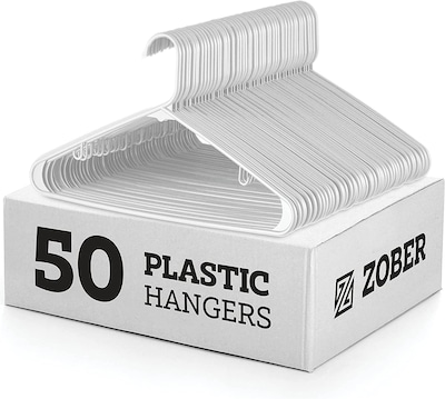  Zober Velvet Hangers 100 Pack - Heavy Duty Black