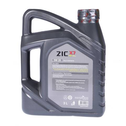 Zic Oil X7 5W-20 Motor Oil 3 lt