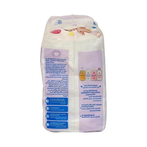 Johnson&#39;s Ultimate Clean Wet Wipes 192&#39;s